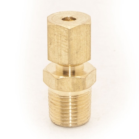 #68 1/2 Inch X 1/4 Inch Lead-Free Brass Compression MIP Adapter